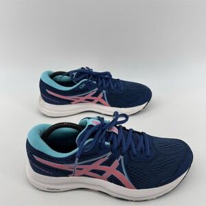 ASICS Women's Gel-Contend 7 Running Shoes Navy/Hot Pink Size 8.5‎